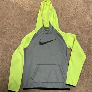 Kids Neon Green Nike Hoodie 